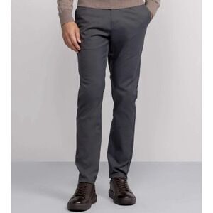 Jack Archer Mens Jetsetter Slim Fit Tech Pants Size 38 Charcoal Stretch Chino